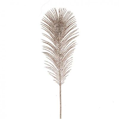 Rose Gold Glitter Fern